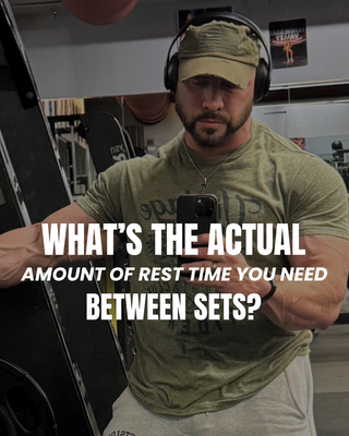 What's the ACTUAL amount of rest time you need between sets?